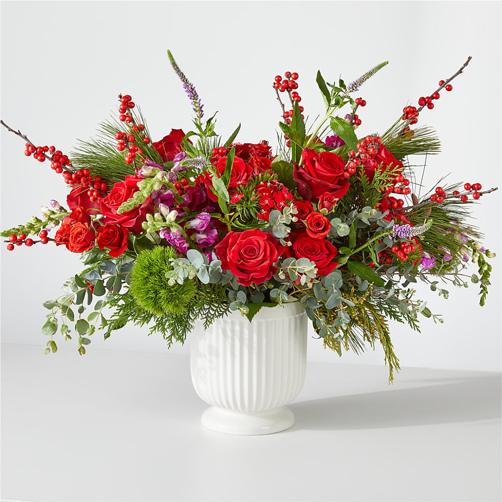Big Red Bow Bouquet – Yadilynn Flowers Llc, Orange CA