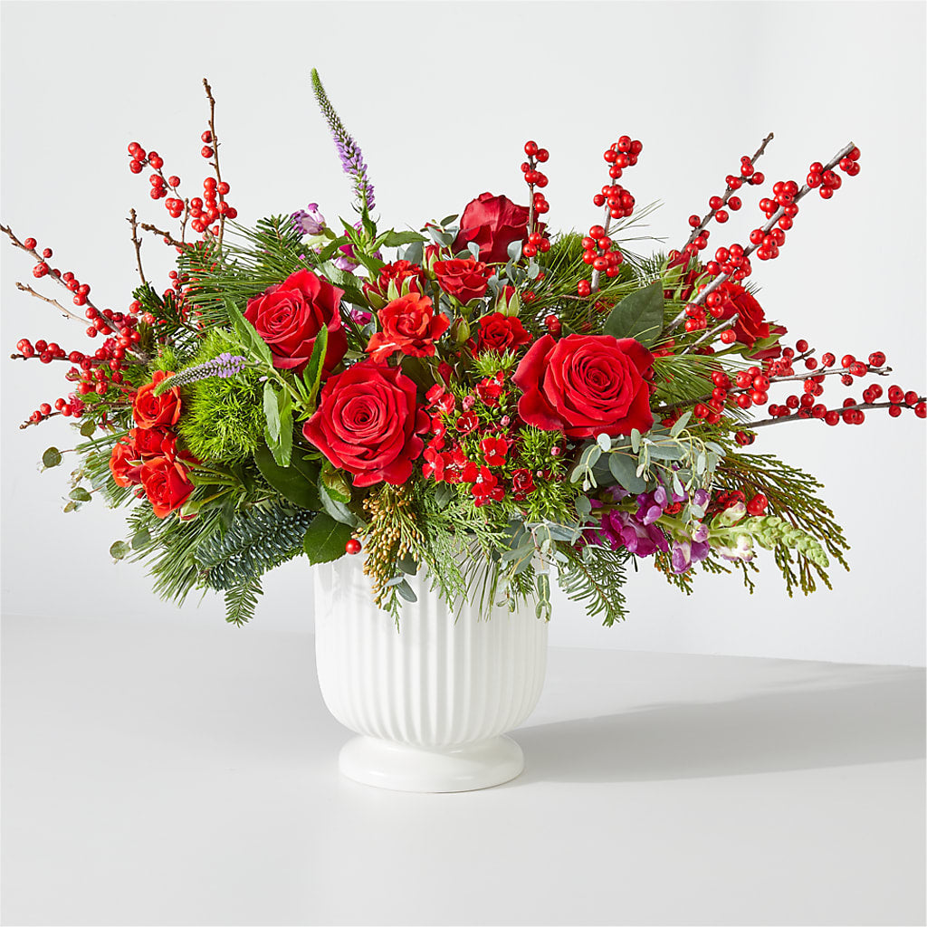 Big Red Bow Bouquet – Yadilynn Flowers Llc, Orange CA
