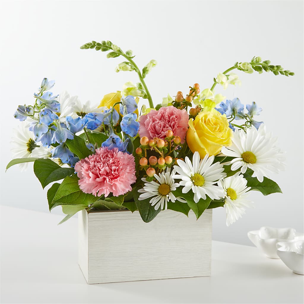 Sun Salutation Box Bouquet – Yadilynn Flowers Llc, Orange CA