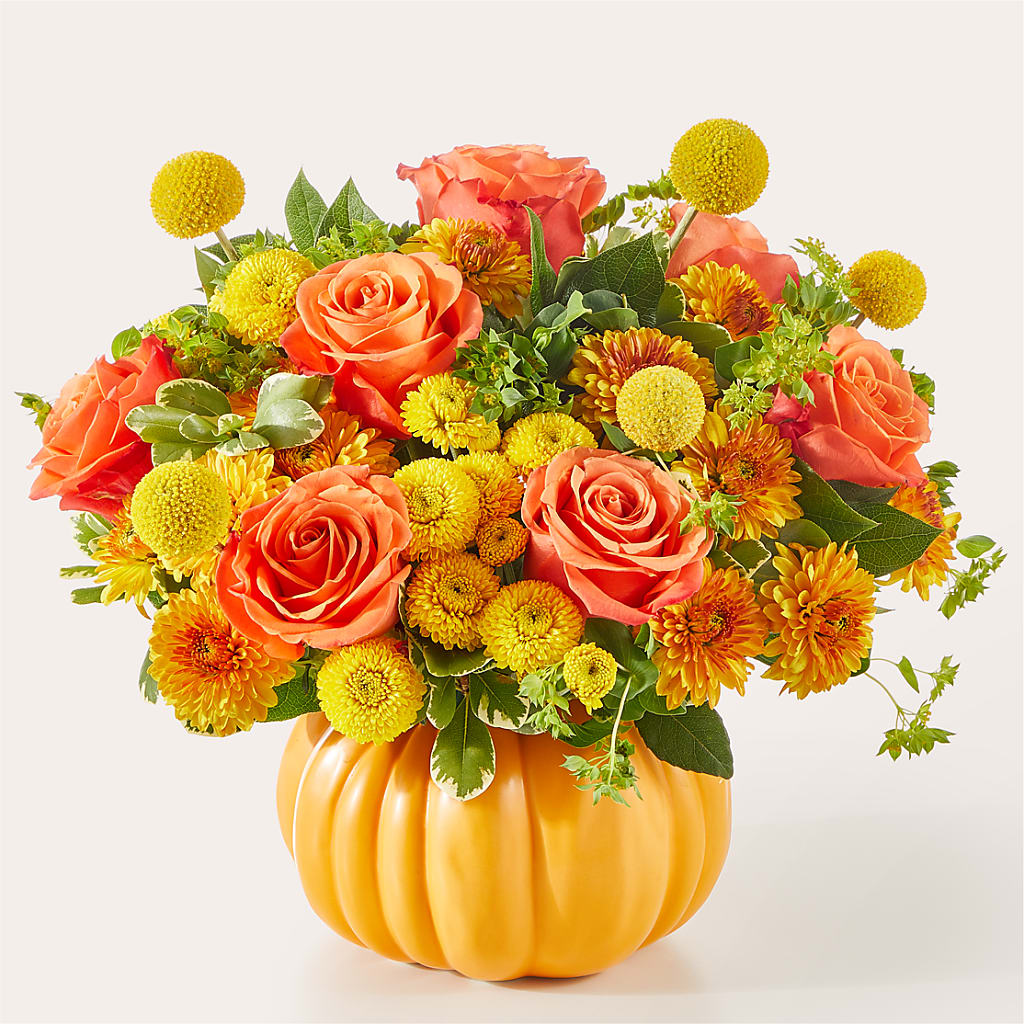 Gourdgeous Pumpkin – Yadilynn Flowers Llc, Orange CA