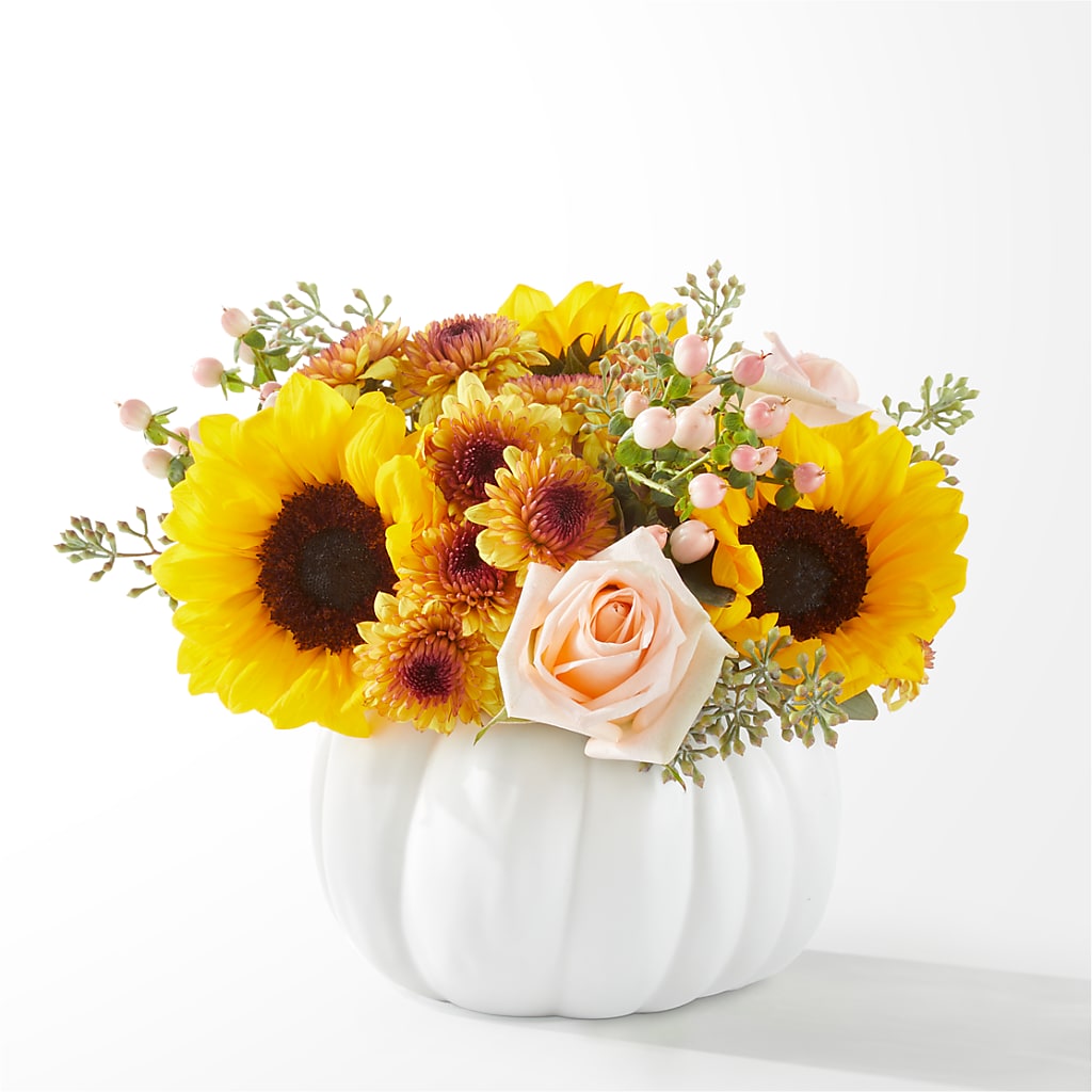 Pumpkin to Talk About Bouquet – Yadilynn Flowers Llc, Orange CA