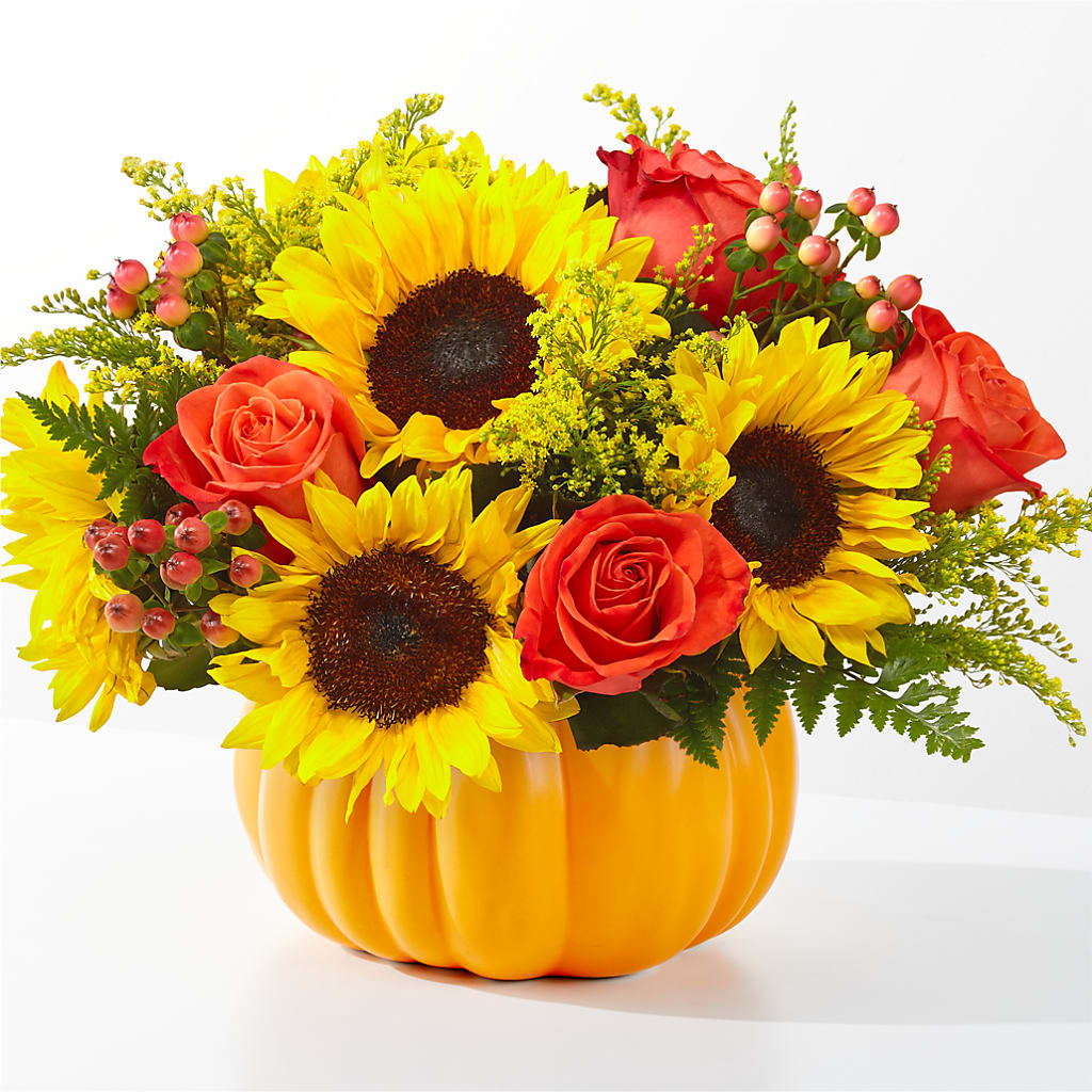 Pick of the Patch Pumpkin Bouquet – Yadilynn Flowers Llc, Orange CA