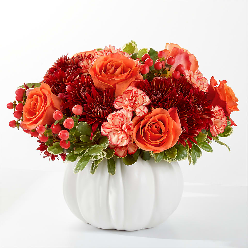 Autumn Air Pumpkin Bouquet – Yadilynn Flowers Llc, Orange CA