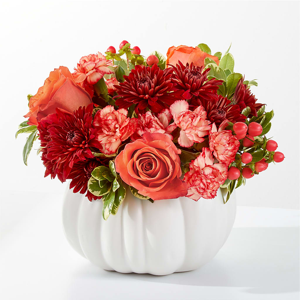 Autumn Air Pumpkin Bouquet – Yadilynn Flowers Llc, Orange CA