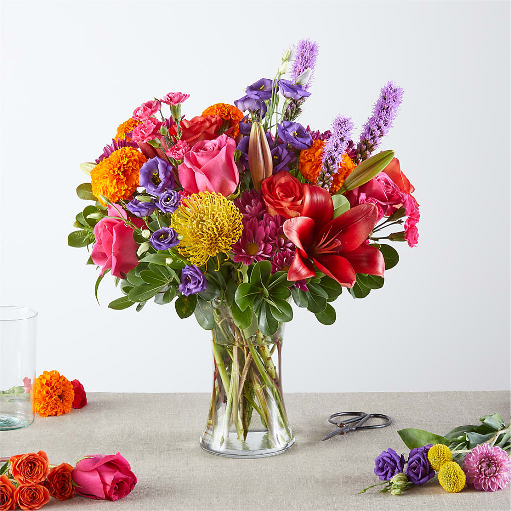 Feast of Color – A Florist Original – Yadilynn Flowers Llc, Orange CA