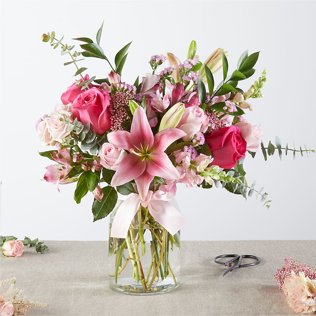 Pink Ribbon - A Florist Original – Yadilynn Flowers Llc, Orange CA