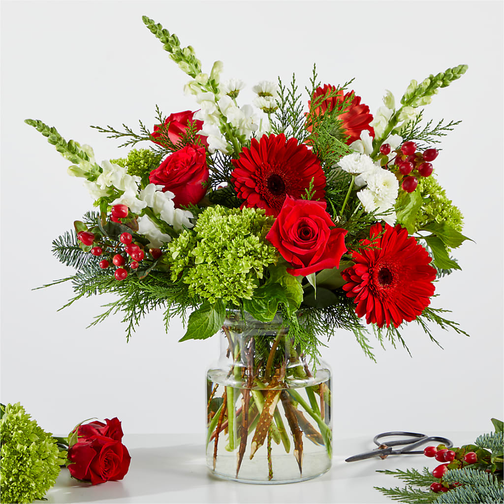 Merry Moment Bouquet – A Florist Original – Yadilynn Flowers Llc, Orange CA