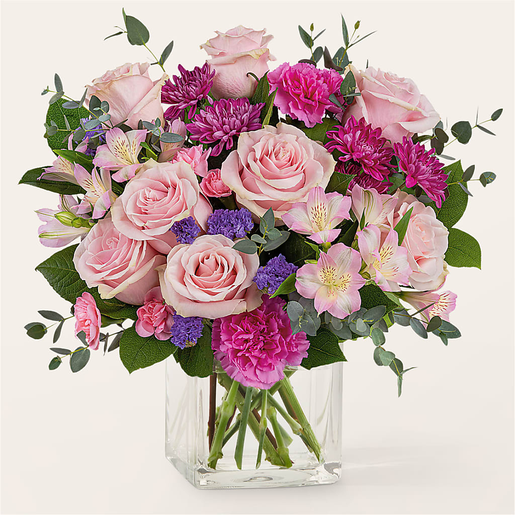 Rosy Radiance Bouquet – Yadilynn Flowers Llc, Orange CA
