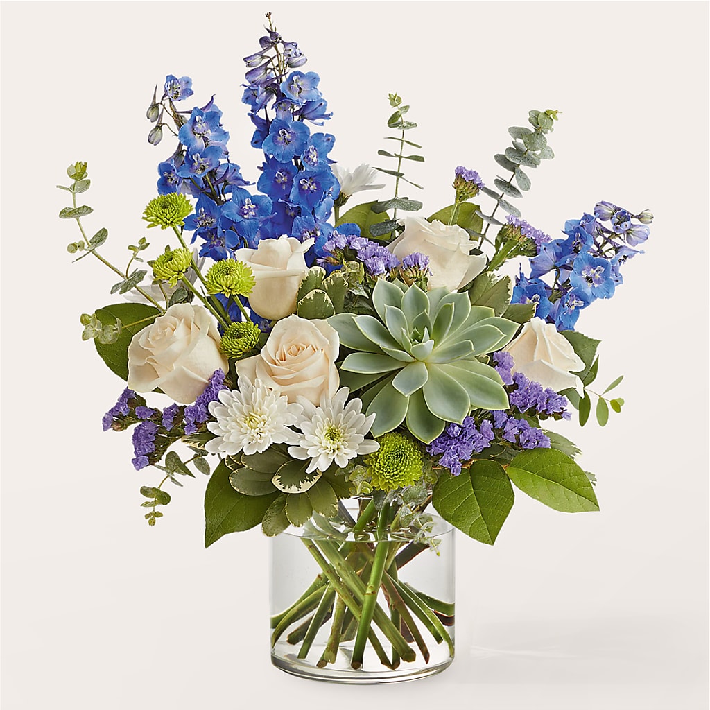 Cerulean Waves Bouquet – Yadilynn Flowers Llc, Orange CA