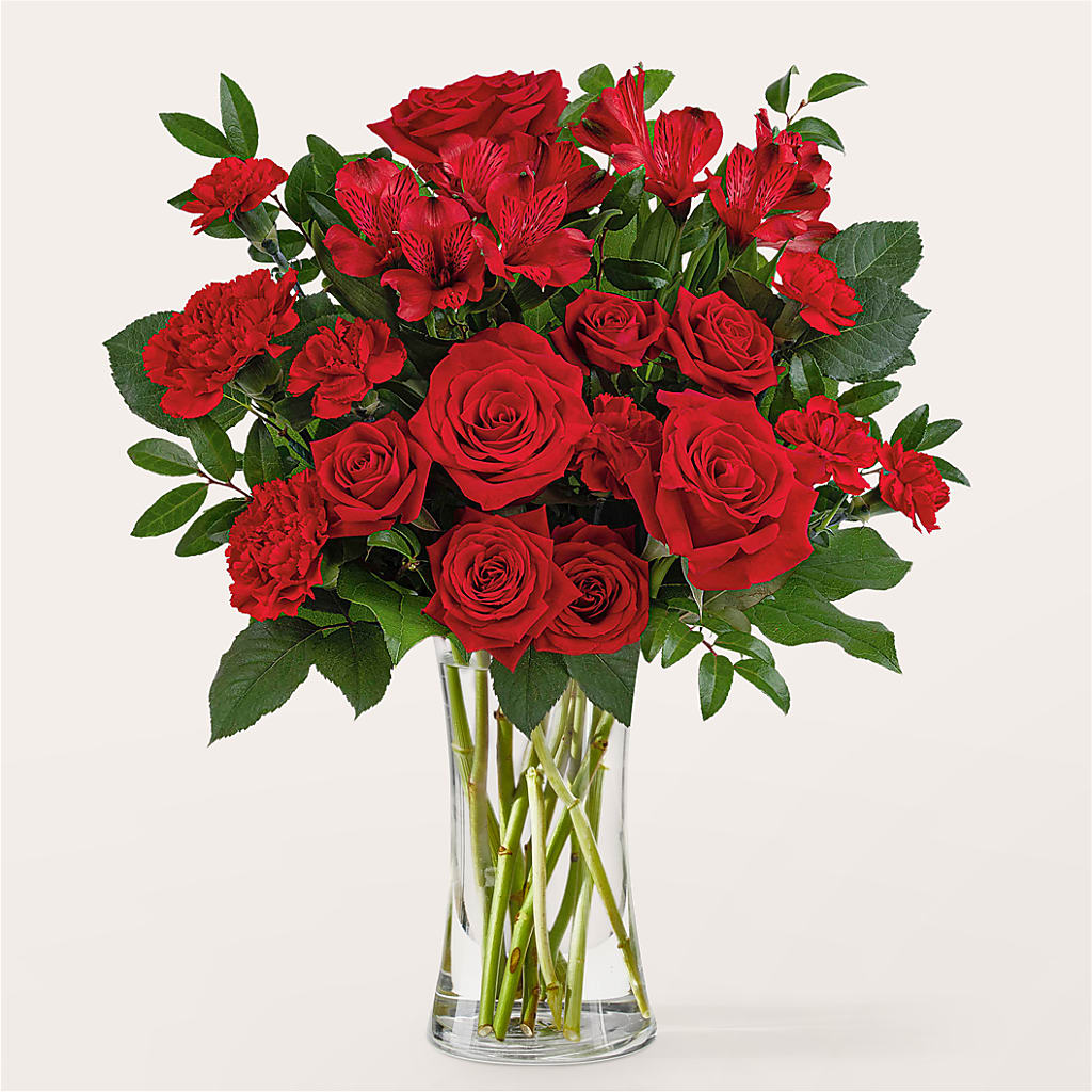 Brilliant Ruby Bouquet – Yadilynn Flowers Llc, Orange CA