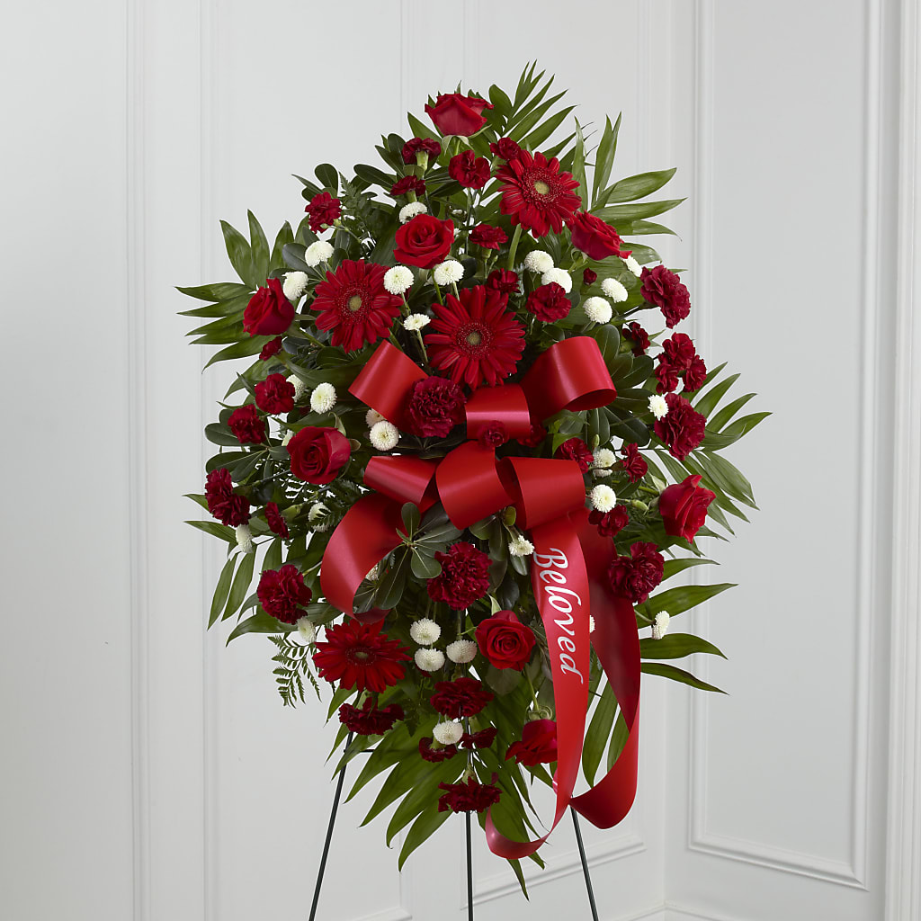 Treasured Memories Standing Spray – Yadilynn Flowers Llc, Orange CA