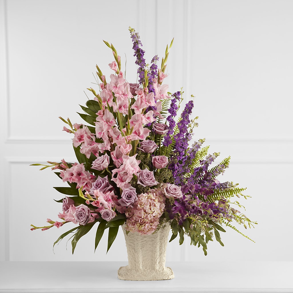 Flowing Garden Arrangement – Yadilynn Flowers Llc, Orange CA