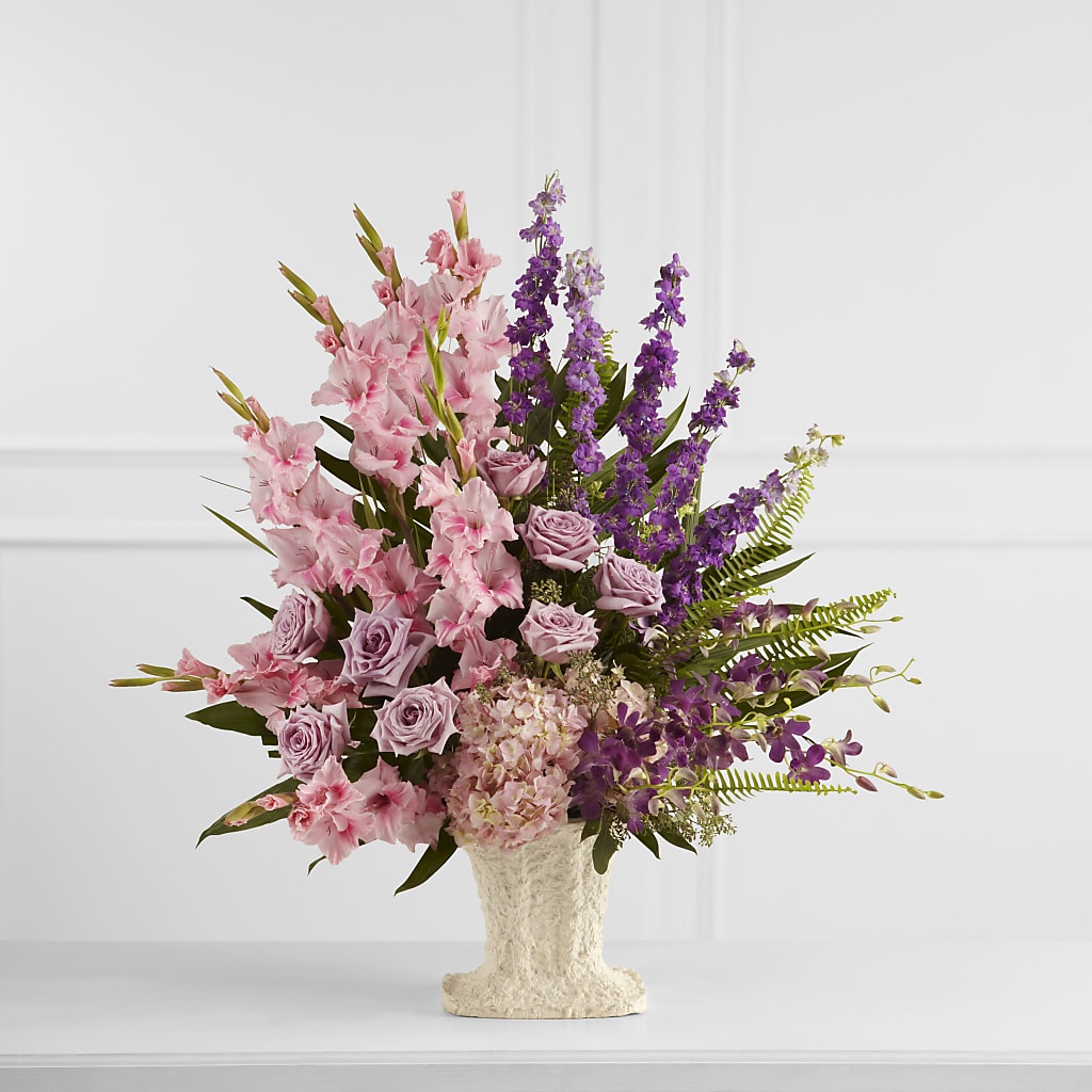 Flowing Garden Arrangement – Yadilynn Flowers Llc, Orange CA