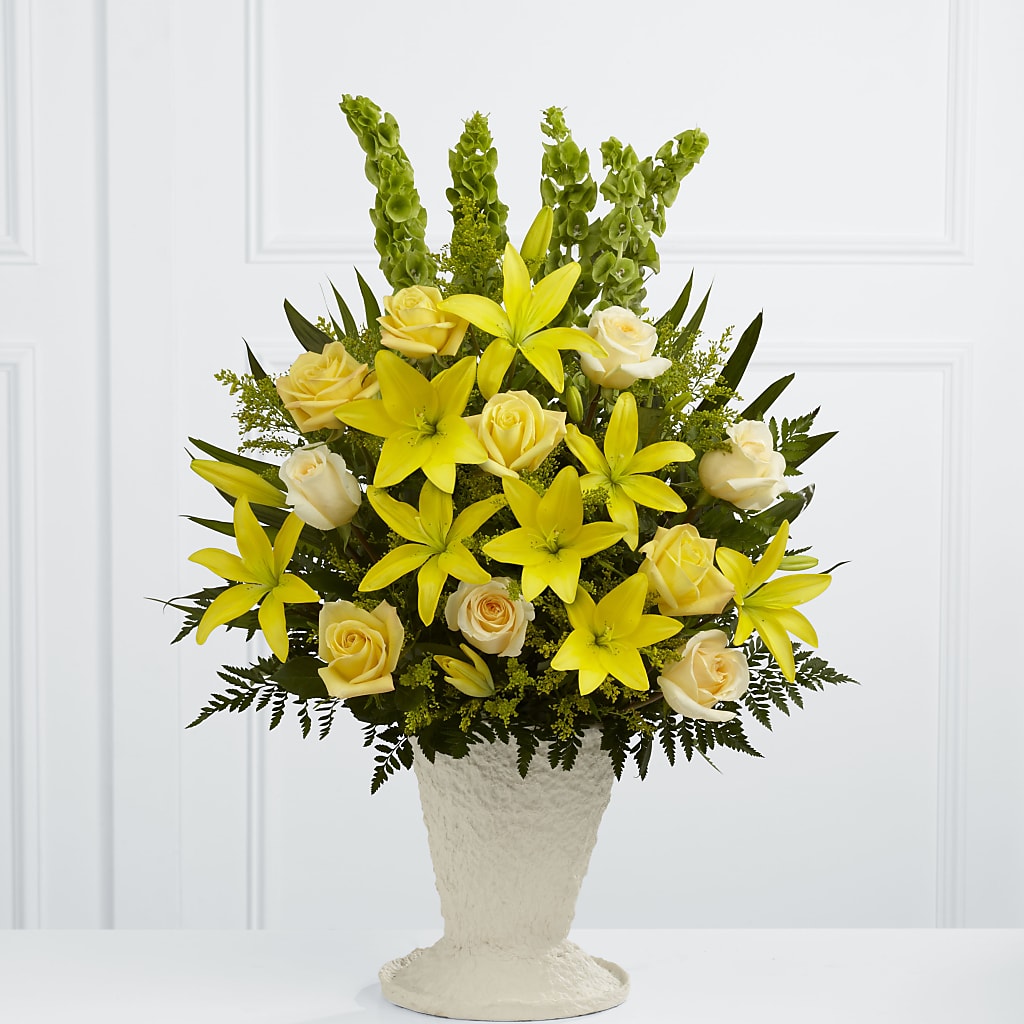 Golden Memories Arrangement – Yadilynn Flowers Llc, Orange CA