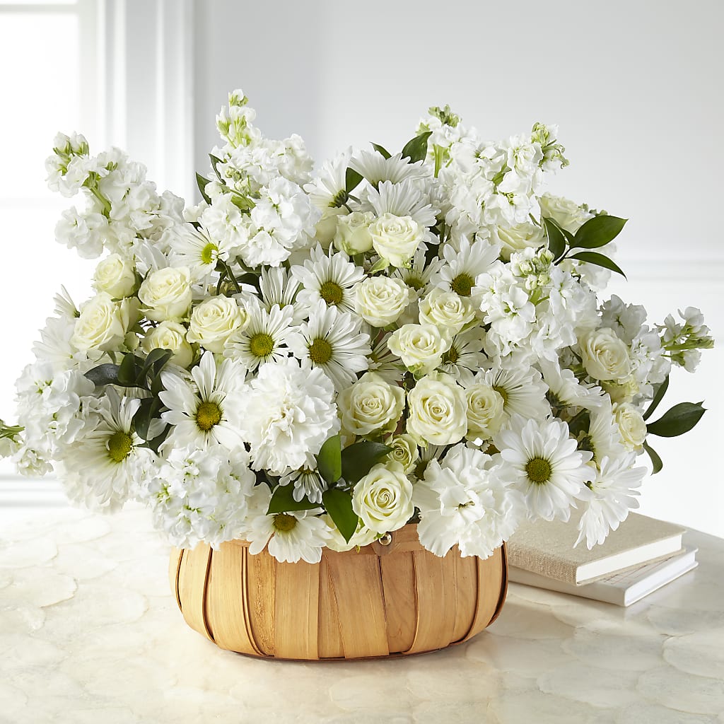 Graceful Garden Basket – Yadilynn Flowers Llc, Orange CA