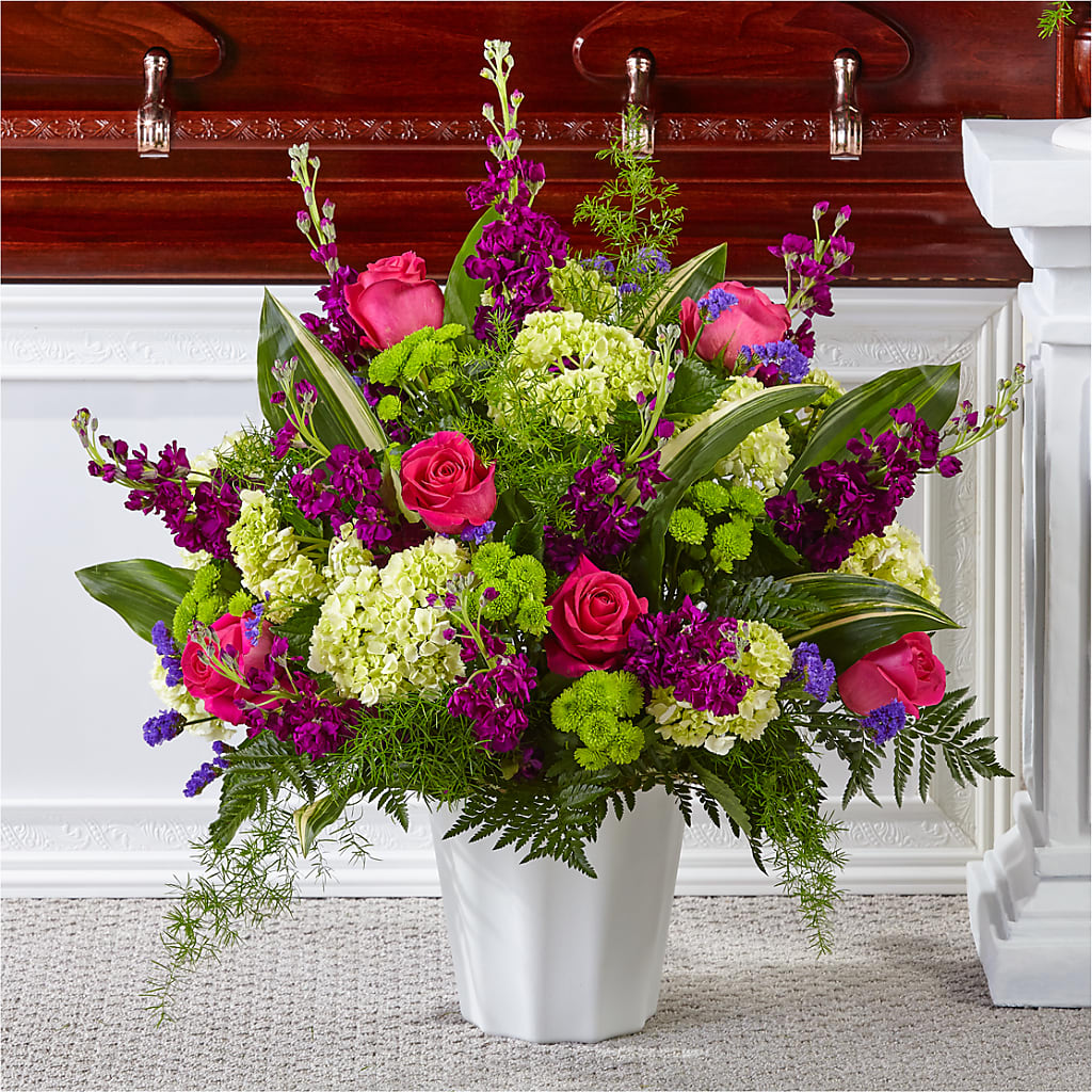 Beautiful Horizons Floor Basket – Yadilynn Flowers Llc, Orange CA