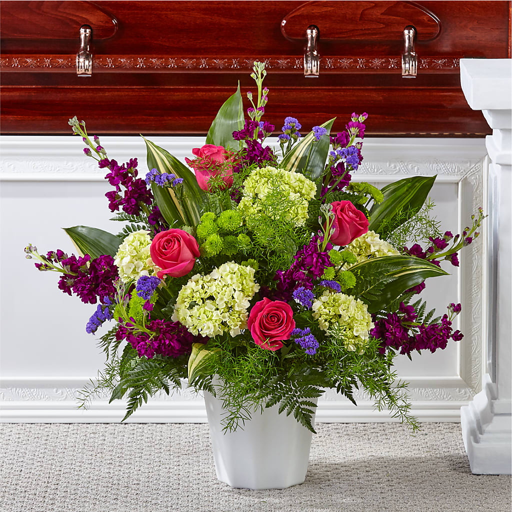 Beautiful Horizons Floor Basket – Yadilynn Flowers Llc, Orange CA