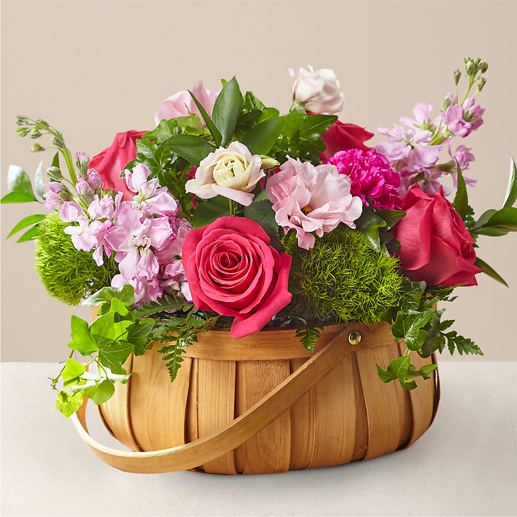 Radiance in Bloom Basket – Yadilynn Flowers Llc, Orange CA