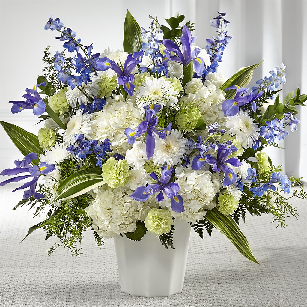 Soft Serenity Floor Basket – Yadilynn Flowers Llc, Orange CA