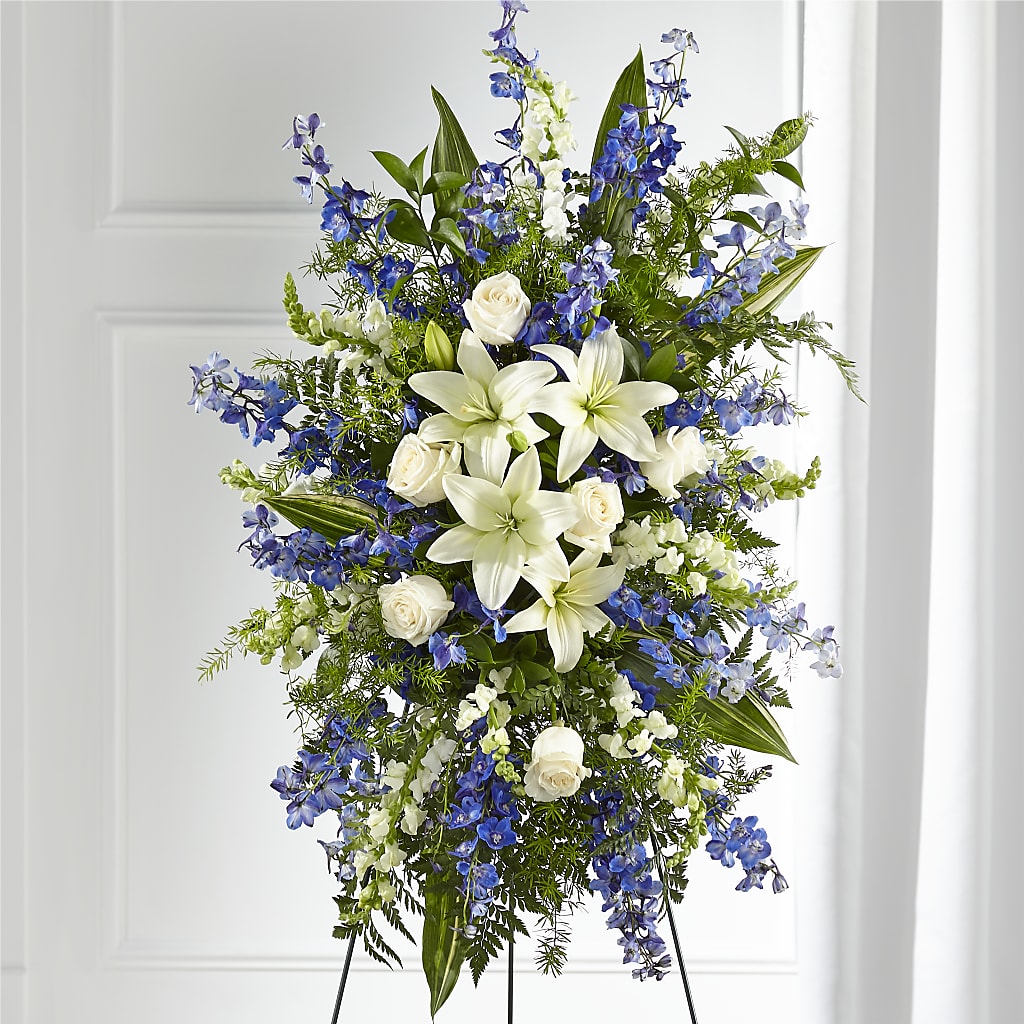 Faithful Friend Standing Spray – Yadilynn Flowers Llc, Orange CA