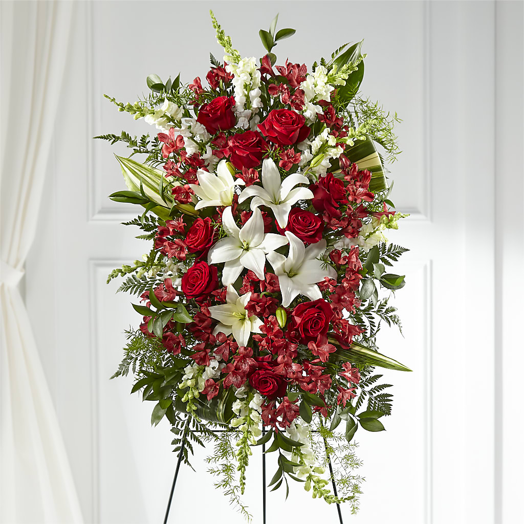Everlasting Memory Standing Spray – Yadilynn Flowers Llc, Orange CA