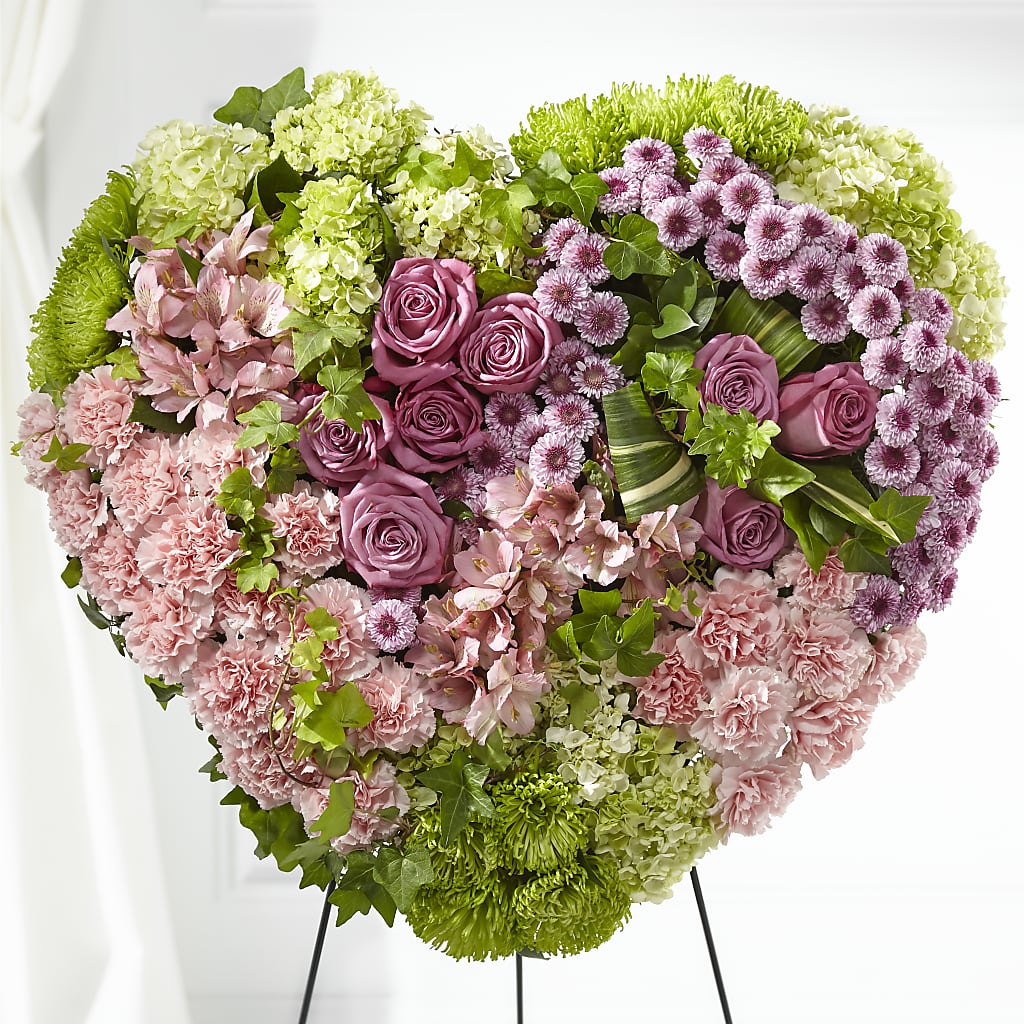 Heartwarming Standing Heart – Yadilynn Flowers Llc, Orange CA