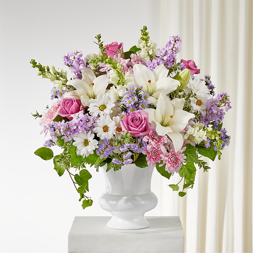 Remarkable Life Urn Arrangement – Yadilynn Flowers Llc, Orange CA