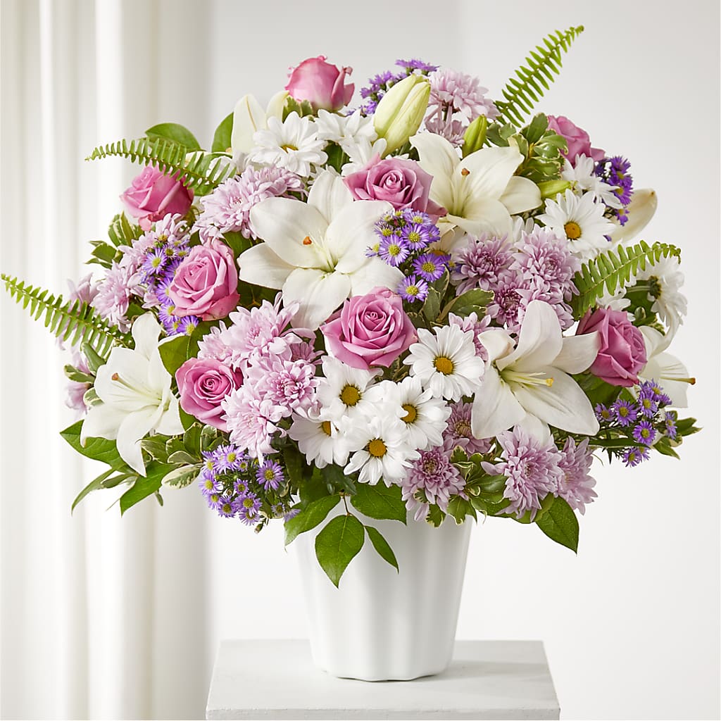 Warmest Thoughts Tabletop Basket – Yadilynn Flowers Llc, Orange CA