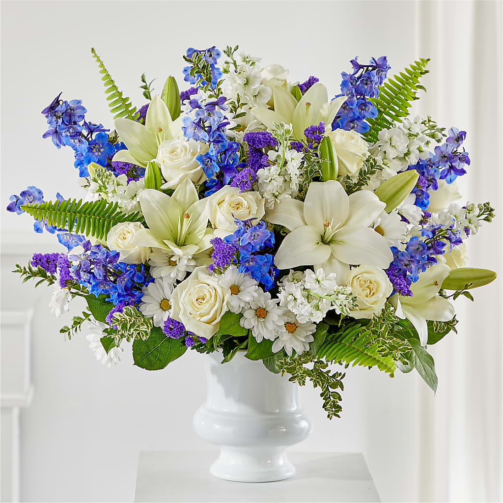 Expressions of Hope Urn Arrangement – Yadilynn Flowers Llc, Orange CA