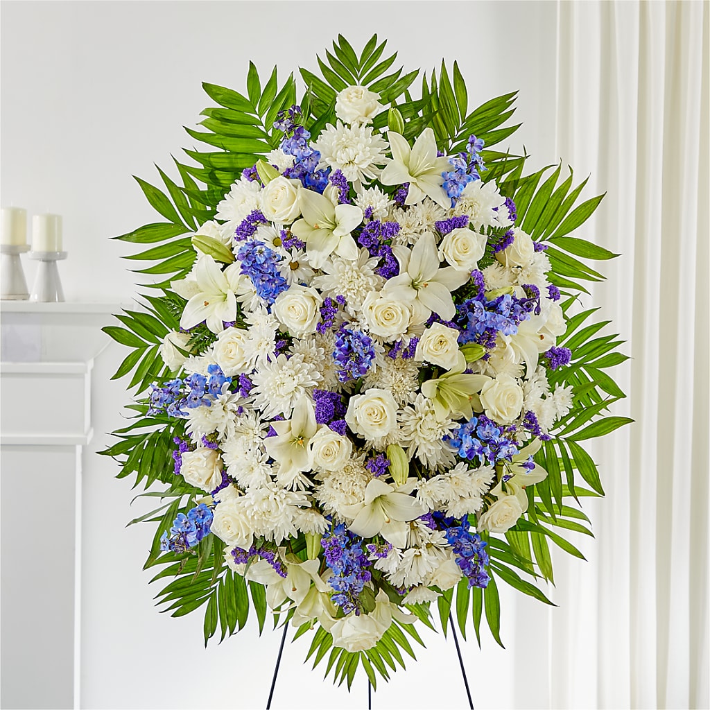 At Rest Standing Spray – Yadilynn Flowers Llc, Orange CA