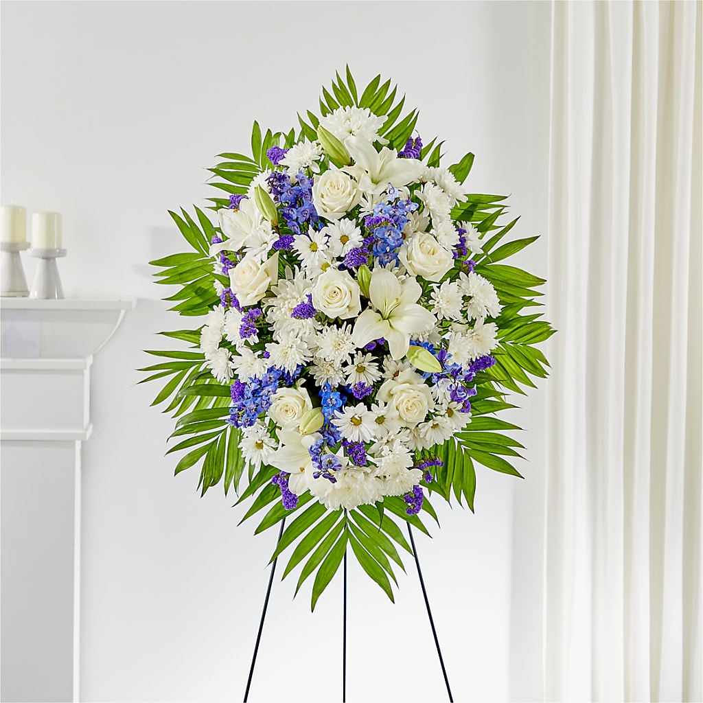 At Rest Standing Spray – Yadilynn Flowers Llc, Orange CA