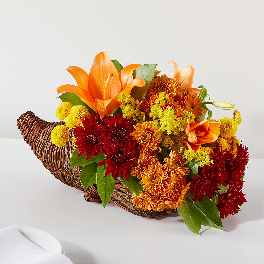 Bouquet of Blessings Cornucopia – Yadilynn Flowers Llc, Orange CA