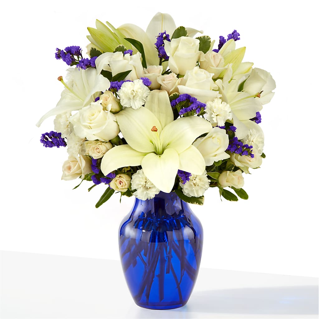 Sapphire Rush Bouquet – Yadilynn Flowers Llc, Orange CA