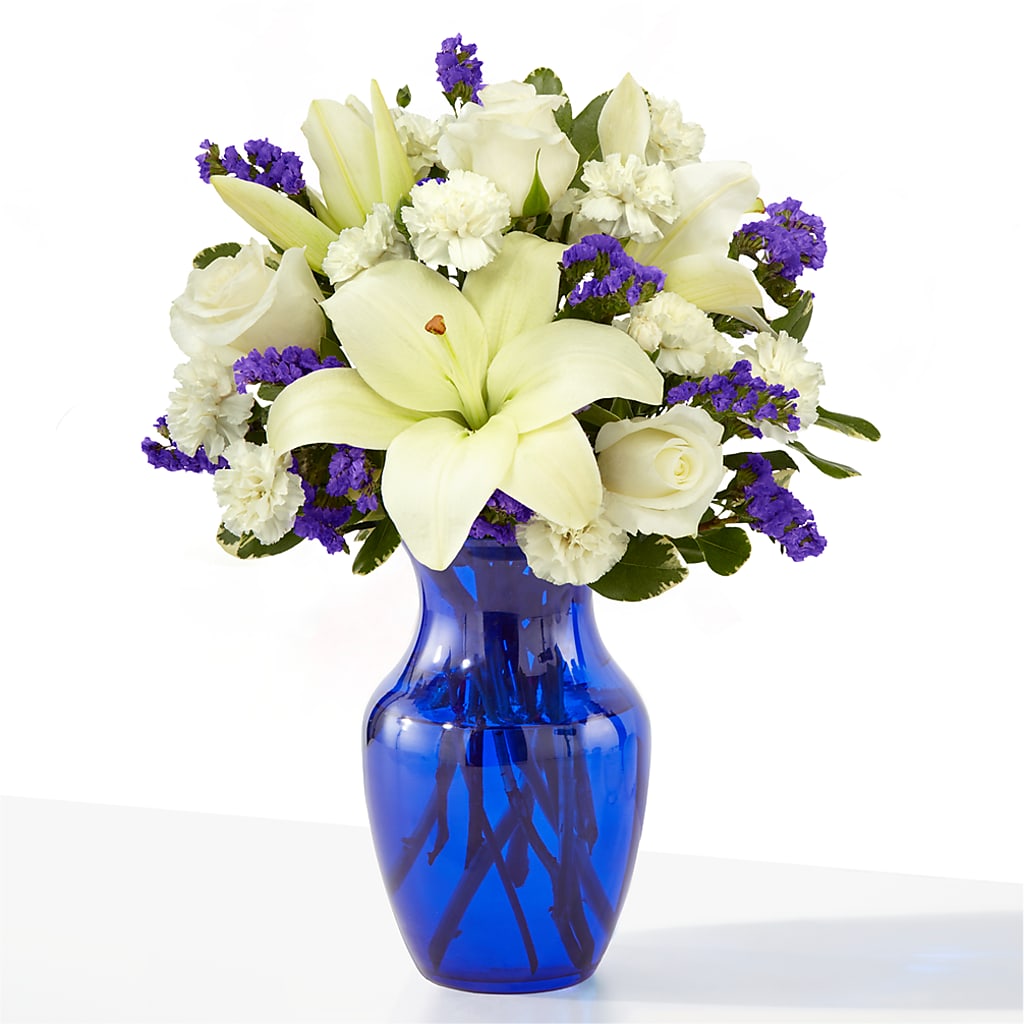 Sapphire Rush Bouquet – Yadilynn Flowers Llc, Orange CA