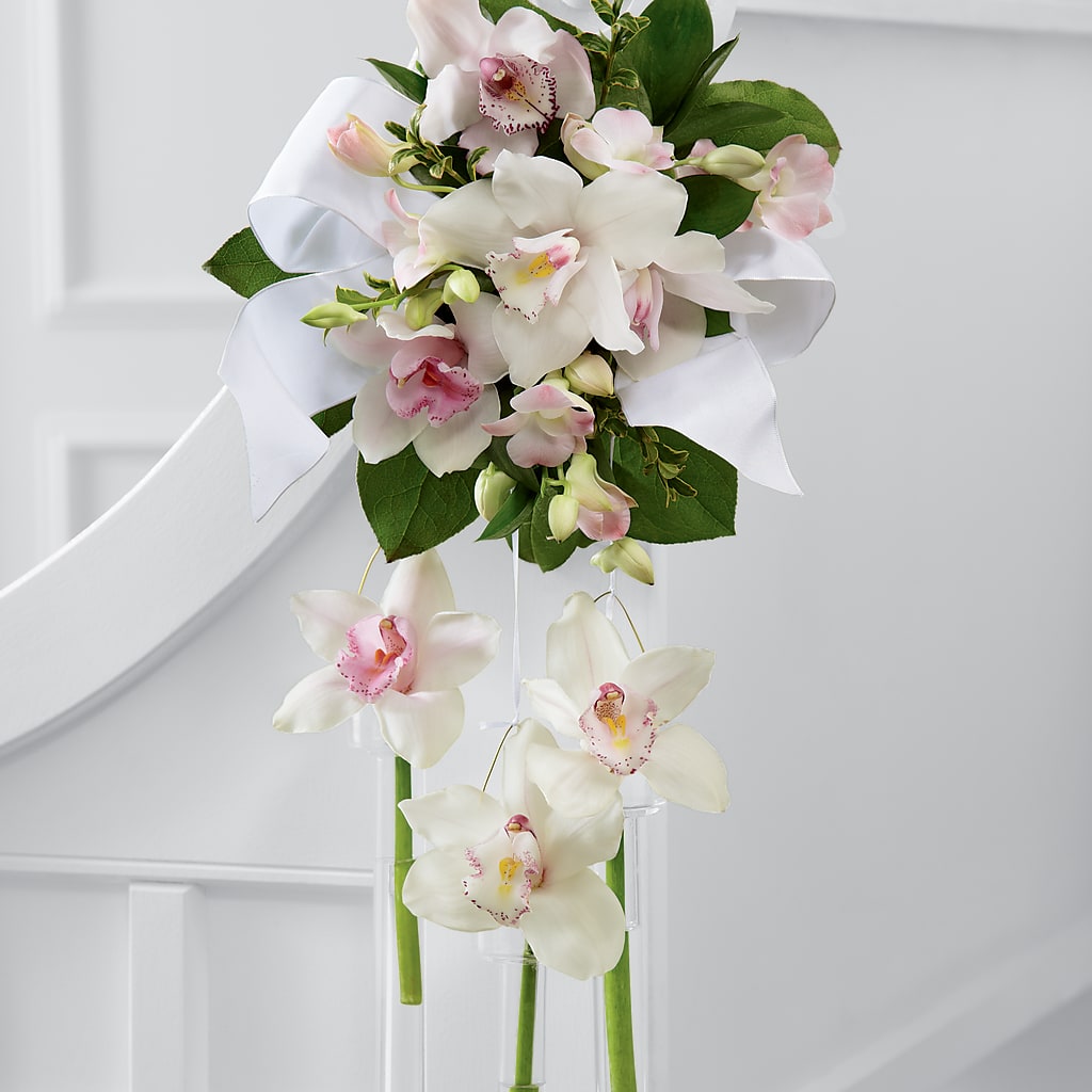 Perfect Entrance Pew Arrangement – Yadilynn Flowers Llc, Orange CA