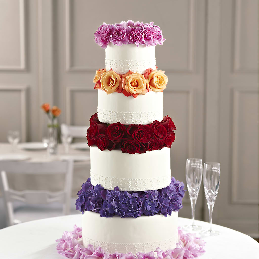 Infinite Love Cake Décor – Yadilynn Flowers Llc, Orange CA