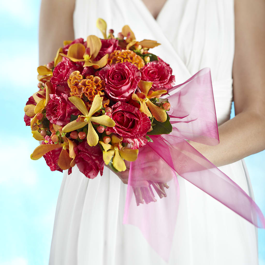 Brilliant Shades of Love Bouquet – Yadilynn Flowers Llc, Orange CA