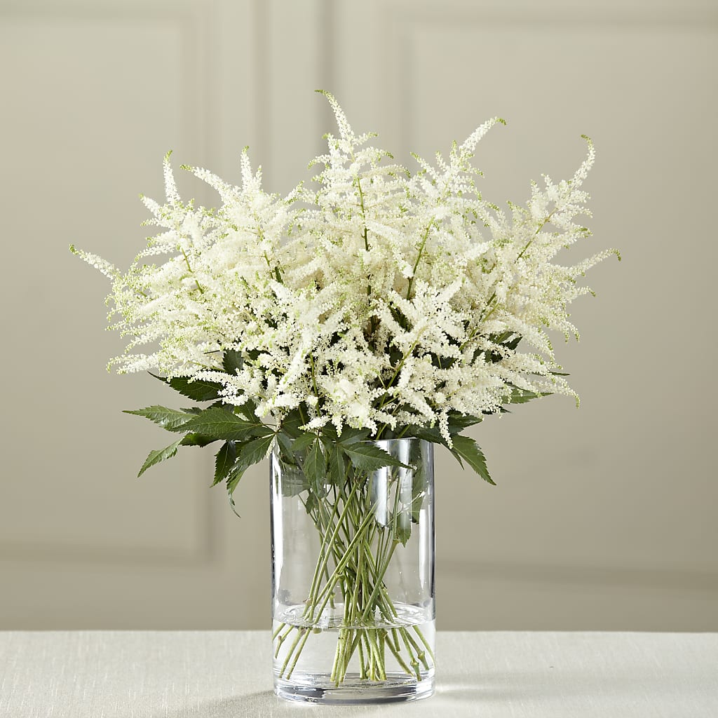 White Astilbe Bouquet – Yadilynn Flowers Llc, Orange CA