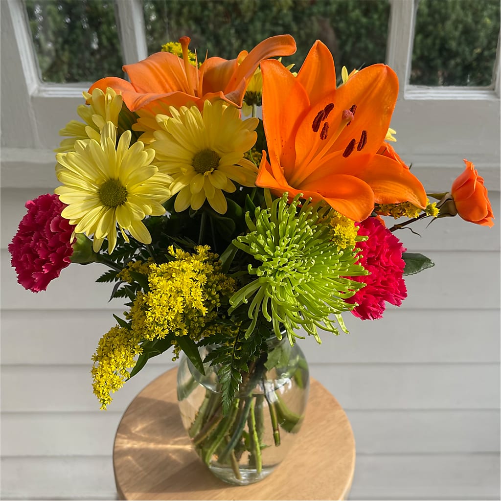 Bold & Bright – A Florist Original –  Yadilynn Flowers Llc, Orange CA