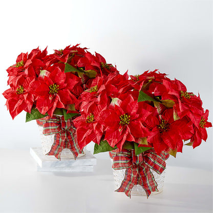Happiest Holidays Poinsettia Bundle –  Yadilynn Flowers Llc, Orange CA