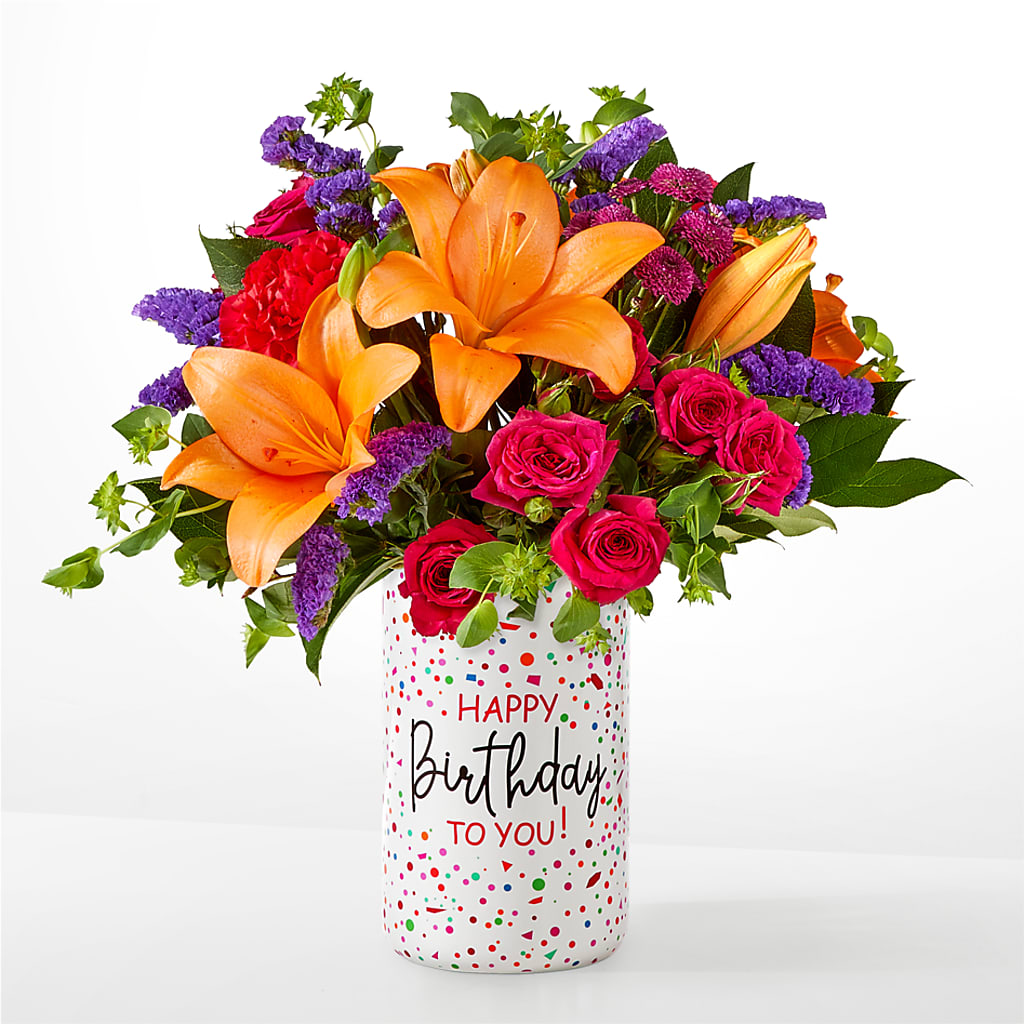 Birthday Palooza Bouquet –  Yadilynn Flowers Llc, Orange CA