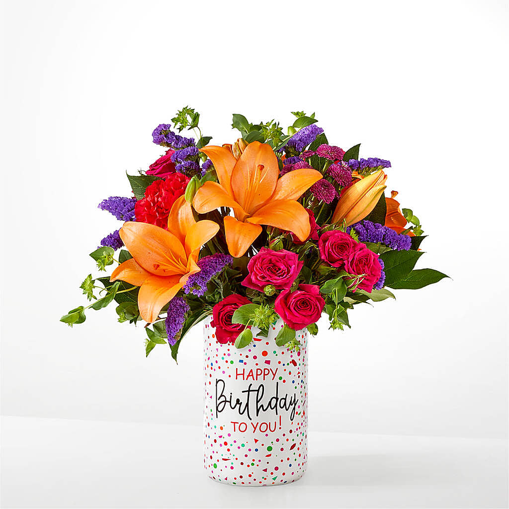 Birthday Palooza Bouquet –  Yadilynn Flowers Llc, Orange CA