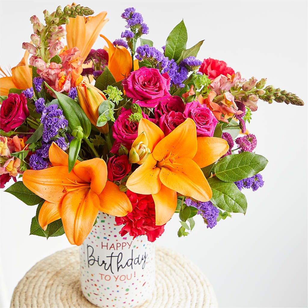 Birthday Palooza Bouquet –  Yadilynn Flowers Llc, Orange CA