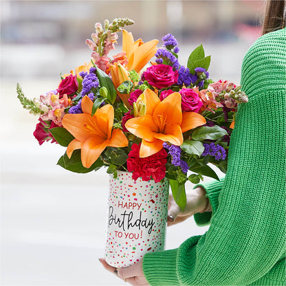 Birthday Palooza Bouquet –  Yadilynn Flowers Llc, Orange CA