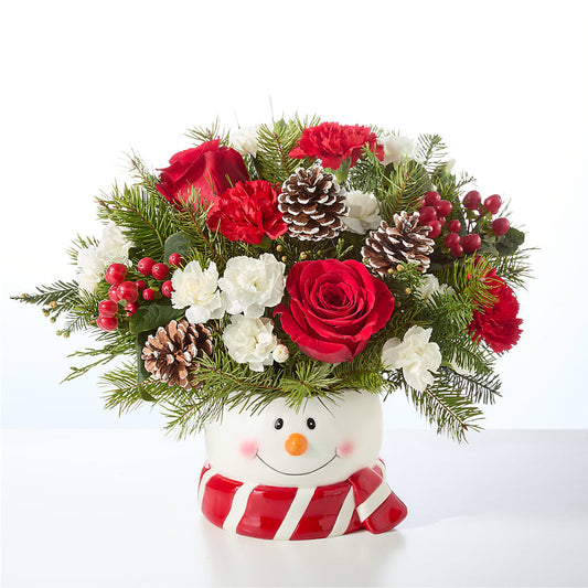 Jolly Snowman Bouquet –  Yadilynn Flowers Llc, Orange CA