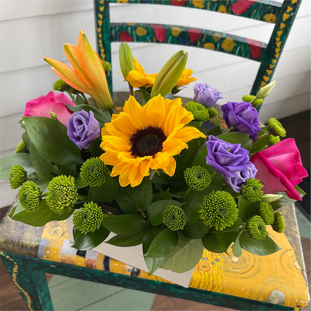 Best Day Box Bouquet –  Yadilynn Flowers Llc, Orange CA