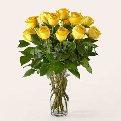 Long Stem Yellow Rose Bouquet –  Yadilynn Flowers Llc, Orange CA