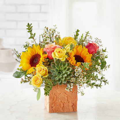 Sunflower Season Bouquet –  Yadilynn Flowers Llc, Orange CA