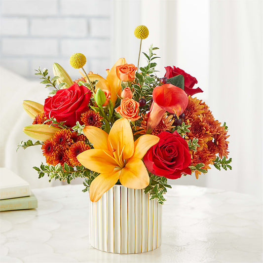 Scarlet Skies Bouquet – YADILYNN FLOWERS LLC, Orange CA