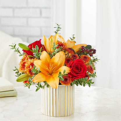 Scarlet Skies Bouquet –  Yadilynn Flowers Llc, Orange CA